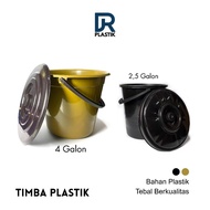 DR PLASTIC Bucket 4 gl Bucket/ 2.5 gl Bucket/ Lid Bucket/ Plastic Bucket/