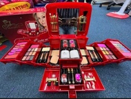 miss rose 190 colour makeup set with multi colour eyeshadow pelette eyebrow brushes pencel all in1  