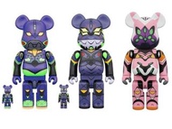 📍MEDICOM TOY Bearbrick 400% + 100% BE@RBRICK 新世紀福音戰士 新劇場版 EVA 初號機 8號機β 第13號機 新塗裝版