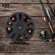 KHJ Fly Reel, Lightweight Left/Right Hand Fly Fishing Reel, Durable Pre-Loaded Line Fly Wheel Reel F