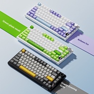 Ajazz AK820 /AK820PRO Gang Mechanical Keyboard 82 Keys Wired Bluetooth 2.4GHz Gamer Keyboard Custom 