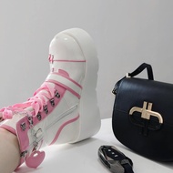 LOLi & LOLa Punk Y2k Boots Women Shoes Aespa Winter Same Style Size 35-42