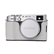 PU Leather Half Case Retro style for Fuji X100VI X100VI6 Fujifilm X100VI X100VI6Camera Bag