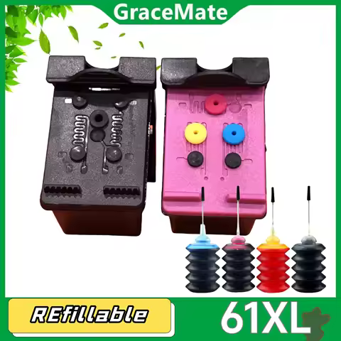 61XL Ink Cartridge Replacement For HP61 HP 61 XL Compatible Envy 4500 4502 5530 Deskjet 1050 2050 30