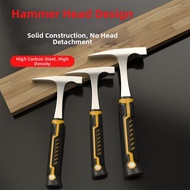 [COD] High Carbon Steel Geology Hammer with Non Slip Shockproof Handle for Outdoor