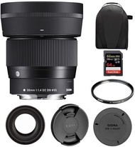 Sigma 56mm f/1.4 DC DN Contemporary Lens for Canon EF-M | APS-C Format, One SLD Element, Two Aspheri