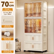 SIV 55-80cm Cabinet Organizer For Clothes Foldable Storage Cabinet Wardrobe Durabox Megabox