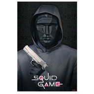 【魷魚遊戲】黑衣面具男進口海報