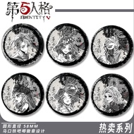 现货好物推荐第五人格吧唧同人周边黑白二次元拉拉囚徒入殓约瑟夫徽章自印谷子动漫The fifth personality yummy fellow around black and white seco