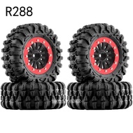 1.3" Aluminum Beadlock Wheels & Mud Terrain Tires Set for 1/24  RC Crawlers Ascent UDIRC UCX24  Upgr