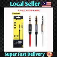 Local Seller REMAX AUX Cable 3.5mm Audio Cable Male to Male 3 Feet AUX Cord Cables for Auto Stereo S