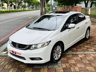 正2014/9出廠 HONDA 9.5代小改款 CIVIC 1.8 VTI-s正頂級 白配黑 正一手 原鈑件 里程準