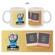 L05 Anniversary Color Changing Mug Photo Print Ceramic Mug Coffee Mug Love Mug Couple Gift For Her G