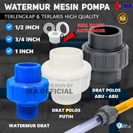 PMP Watermur pvc ts 3/ 4in 1/ 2 in and 1in water mur pvc, watermoor, w.mur pvc, union socket pvc