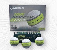 Taylormade Tour Response Stripe ลูกกอล์ฟ แท้100% ใหม่นำเข้าจากญี่ปุ่น 1กล่องมี3ลูก 3 pcs per box