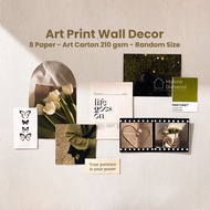 HIASAN DINDING Wall decoration aesthetic meaning of dimensions Wall decoration poster art print jour