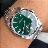 20 New Style rolex Oyster Style Permanent Series126000Automatic Mechanical Watch Green Dial 36mm