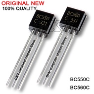 50ชิ้น BC550C + BC560C แต่ละ25ชิ้น BC550 BC560 TO92ทรานซิสเตอร์ DIP 3 45โวลต์0.1A เป็น92ของใหม่ดั้งเ
