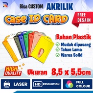 Plastic ID CARD Case | PREMIUM Solid Color ID CARD Case | Plastic ID CARD HOLDER Case