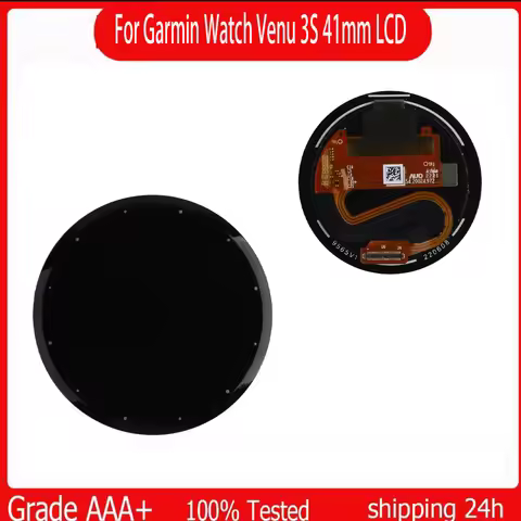 LCD Screen Display for Garmin VENU 3S 41mm LCD Screen Smart Watch Without Frame Cover for Garmin VEN