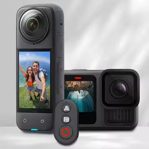 Bluetooth Remote Control For Insta360X4/X3/X2/AcePro2/GO3S/for Gopro13/12/11/10 Cameras, 50M Range A
