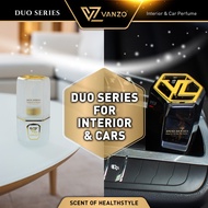 READY STOCK #Vanzo Dua Series #Car Air Freshener #Car Perfume Refresher 100% Original