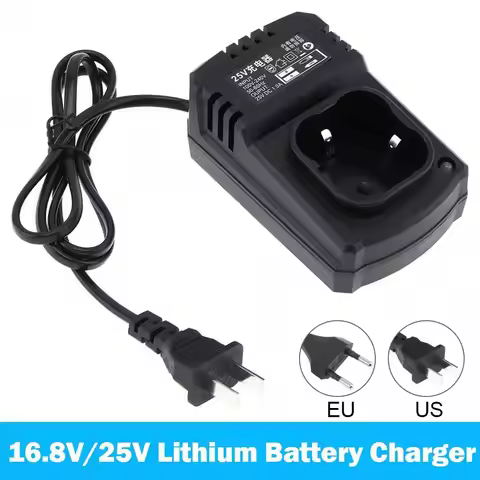 Universal 25V Electric Screwdriver 16.8V Battery Adapter Power Tool Charger Lithium Battery Battery 