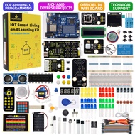 Keyestudio IOT Smart Living Learning Kit+Original Arduino Uno R4 WIFI For Arduino