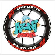 Motorcycle Stickers, Motorcycle Rim Strips, Cutting Stickers, Motorcycle Rim List, aerox Rim Cutting