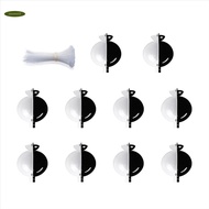 10 Packs Medium Size Plant Rooting Grow Propagation Ball, Still Air Box, Reusable Half Transparent G