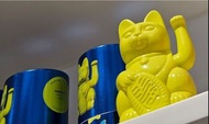 【入電「搖手」招財貓特別版(原價$358)】 德國DONKEY Lucky Cat / Waving Cat (Yellow) .