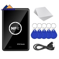 RFID NFC Copier Duplicator 13.56KHz Key Fob NFC Smart Card Reader Writer 13.56MHz Encrypted Programmer USB UID T5577 Spare Parts