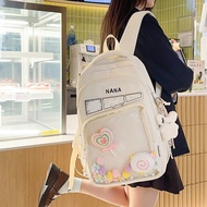 Japanese Style Backpack Transparent Ita Bag College Style Shool Bag Casual Bagpack Large Capacity Wo