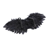 Sayap Peri Boneka Angel Devil Putih Hitam Katun Aksesoris Sayap Boneka Boneka