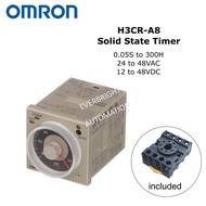 Omron H3CR-A8 Solid State Timer 8 Pin 24 to 48VAC, 12 to 48VDC