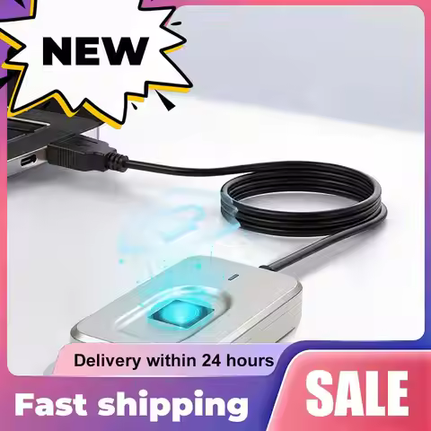 For Windows 10 11 Hello Biometric Fingerprint Login Scanner with 1.5m Cable USB Reader Module Device