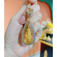 泰国原庙恭请圣僧龙婆坤火焰药师佛西方三圣健康感情转运堕胎债婴灵业债霉运Thai Amulet Lp Koon Khun Luangphor Phra King Awalo Kittasun Healt