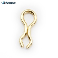 50pcs/lot Fishing snaps fishing Swivels Tackle Accessories Connector Fishing Plumbs brass splay ring