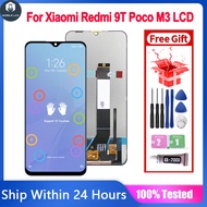 Original LCD With Frame For Xiaomi Redmi 9T /Poco M3 LCD Display Touch Screen Digitizer Assembly Ful
