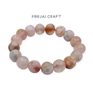 Sakura agate bracelet กำไลซากุระอาเกต 12mm