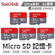 現貨 SanDisk 256G 128G 64G 高速記憶卡 監視器 行車記錄儀 MicroSD TF卡  露天市集