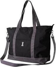 DOD(ディーオーディー) ストート トート ショルダーストラップ付き 2WAY 多収納 撥水 ユニセックス アウトドア フェス 軽量 手ぶら 旅行 BA055-BK/CA/BL