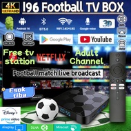 I96 Football TV Box Android 14–4K Ultra HD Live Football Matches,Dual-Band WiFi,Supports Netflix/You