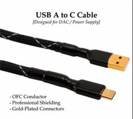 ［實體商店］HiFi Grade DAC Cable, USB A to C, USB-A to Type C, USB A轉C
