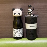 2026 CHAGEE Panda insulated cup, stainless steel straw cup, table cup, travel cup
