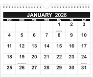 Calendar 2025-2026 - 15 Months Wall Calendar from October 2025 to December 2026, 2025-2026 Calendar 