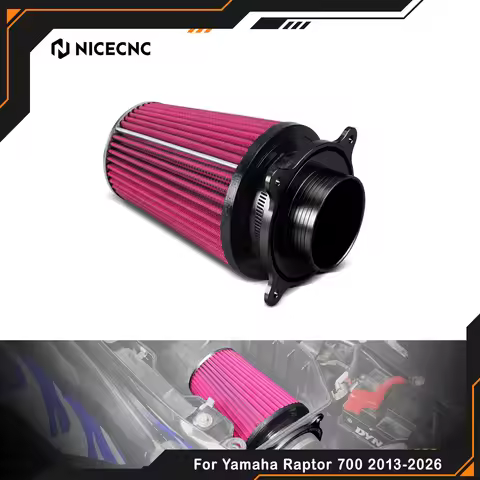 NICECNC For Yamaha Raptor 700 2006-2011 2013-2026 Air Filter Intake Kit For Yamaha Raptor 700R Speci