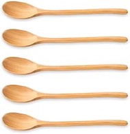 J-kitchens Wooden Natural Bibimbap Spoon Set of 5 23x4.1cm
