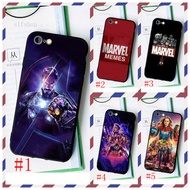 OPPO R7 R7S Plus R15 R17 Pro R19 A83 230806 Black soft Phone case Avengers Endgame Marvel logo