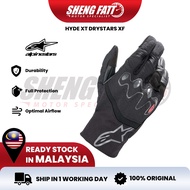 ALPINESTARS Hyde XT Drystar XF Motorcycle Gloves Non-Slip Riding Glove Sarung Tangan Motor Alpinestar Protect Hand Glove